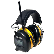 Ear-Muff protección auditiva con radio