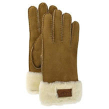 UGG guante de cuero de mujer