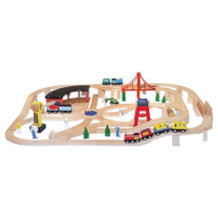 Melissa & Doug ferrocarril de madera