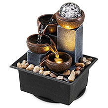 AMOOTEK fuente decorativa interior