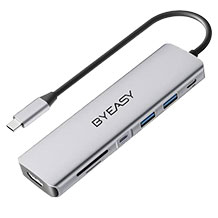 BYEASY adaptador multipuerto USB-C